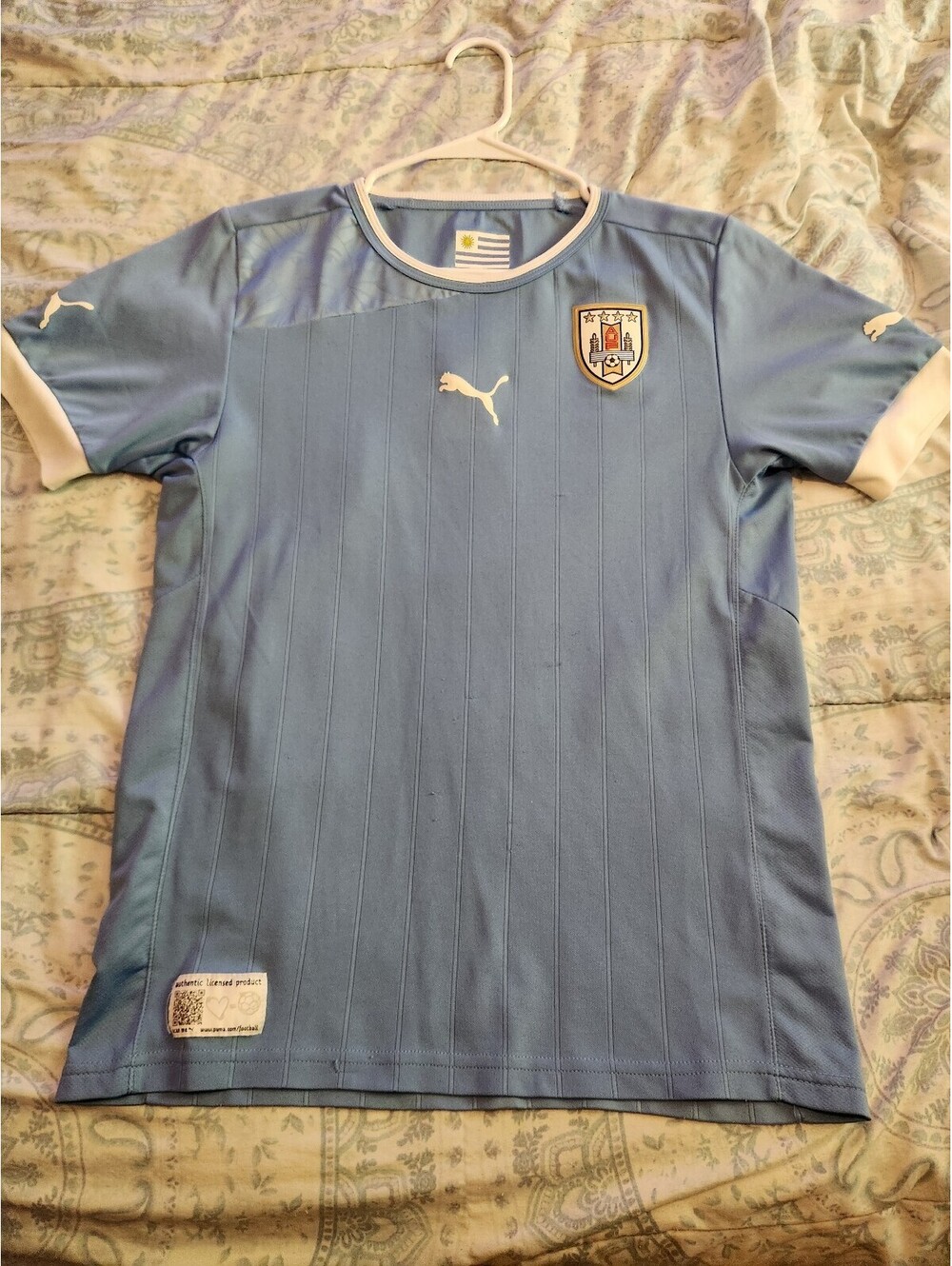 Rare Uruguay 2012/2013 Home Soccer Jersey Size M